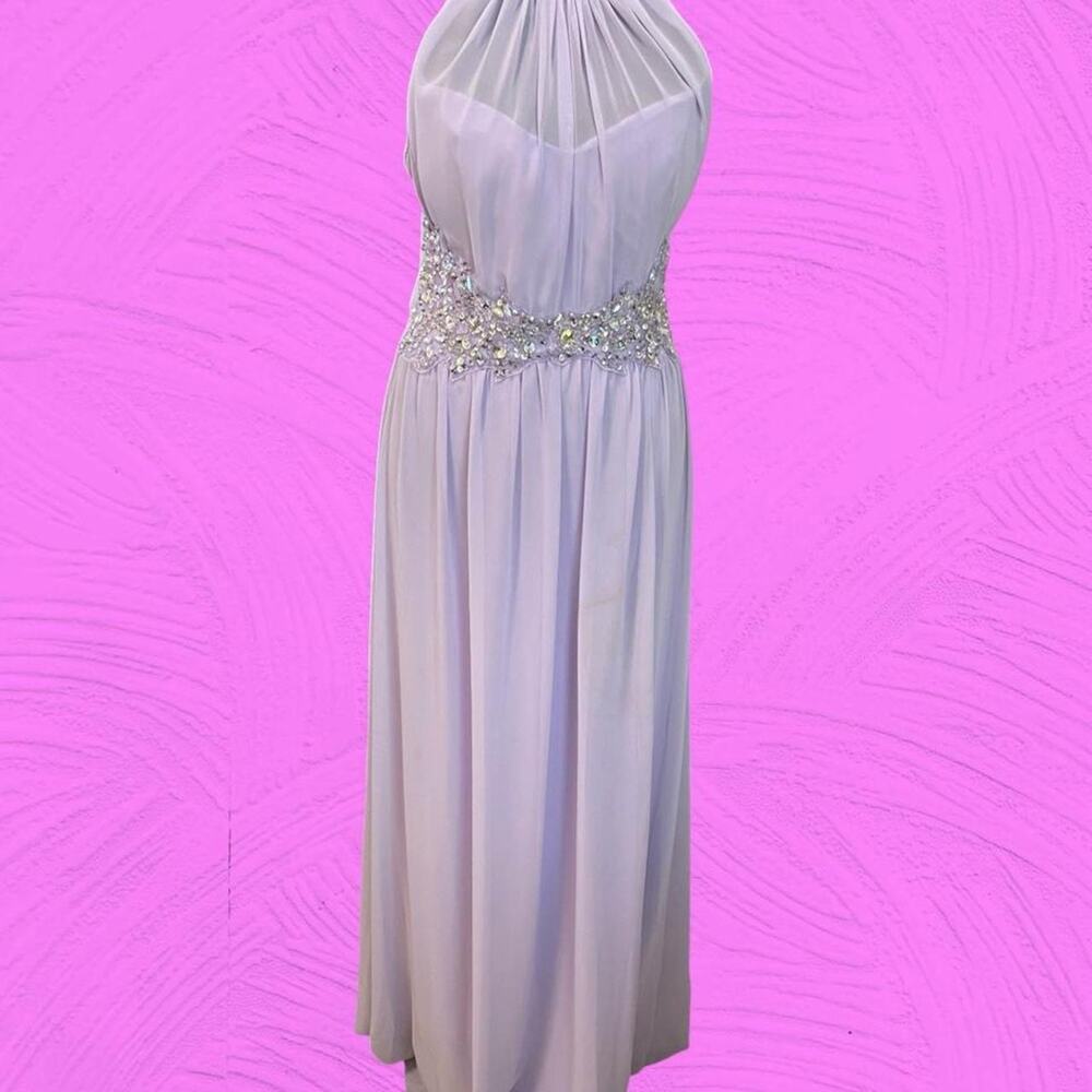B. darlin lavender beaded gown